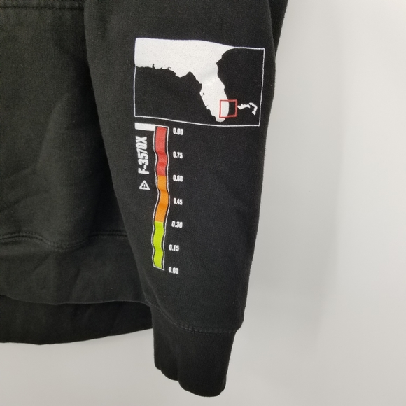 Unhappy by Lil Pump Esskeetit Long Sleeved Hooded Sweatshirt Size Medium - Picture 3 of 6